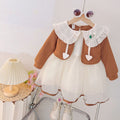 Baby girl spring/autumn  new sweet first birthday dress toddler spring fashion dress - export quality