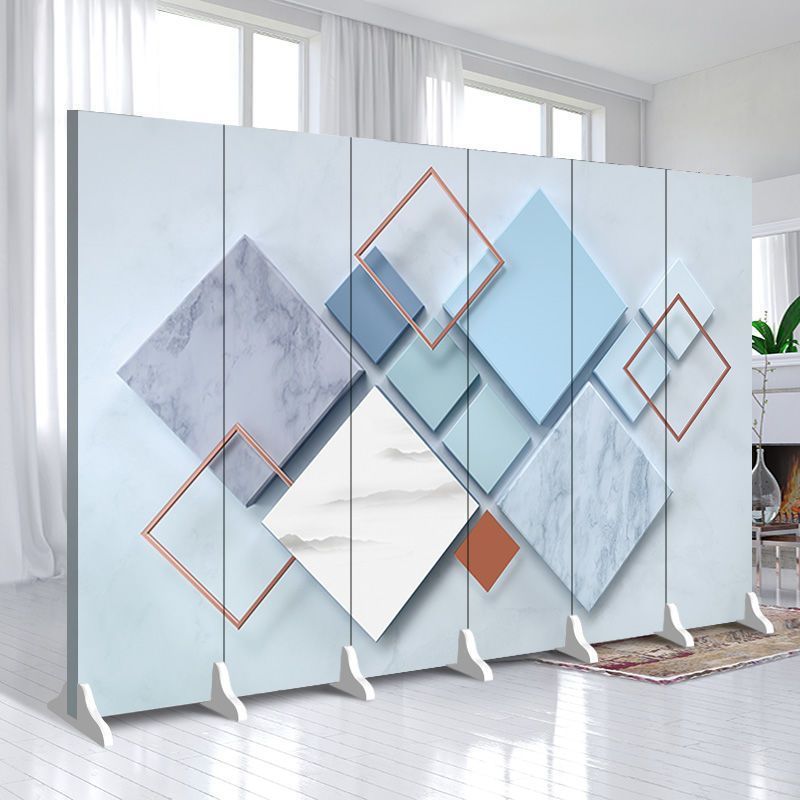 Cream style screen partition simple modern living room entrance folding mobile blocking bedroom simple folding screen