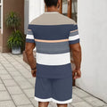 men's short-sleeve and shorts set, casual sportswear set, 3d printed cross-border hot seller, dropshipping available