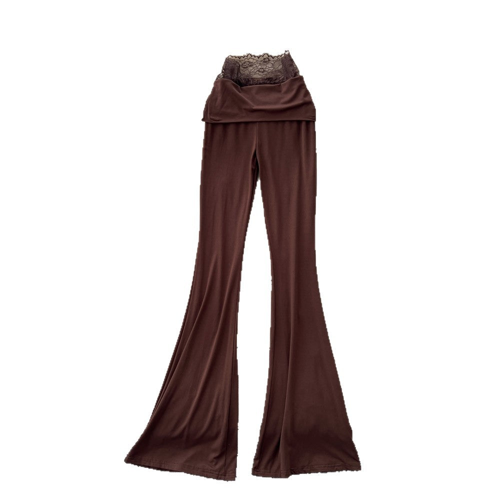Korean style commute fashion high-waisted straight-leg pants for women - spring slimming, leg-lengthening, versatile casual chic trousers