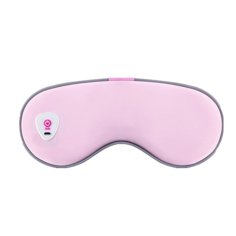 Usb rechargeable hot & cold eye mask - eye massager, eye care device, vibration massage, ice pack, sleep eye massager