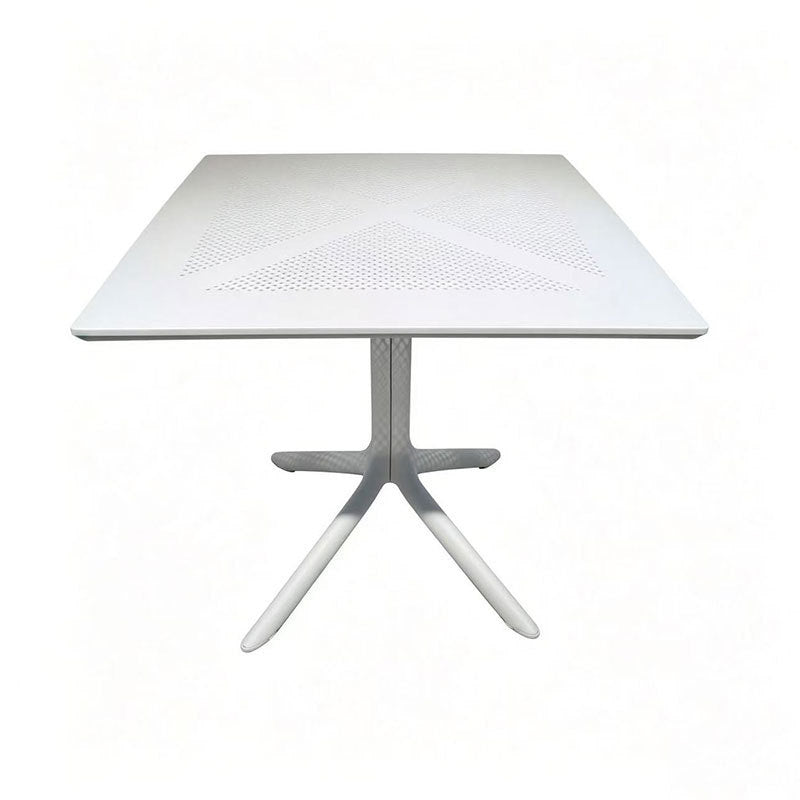Scandinavian outdoor square plastic dining table modern cut outcasual balcony courtyard cafe thickened disassembly table and chairs