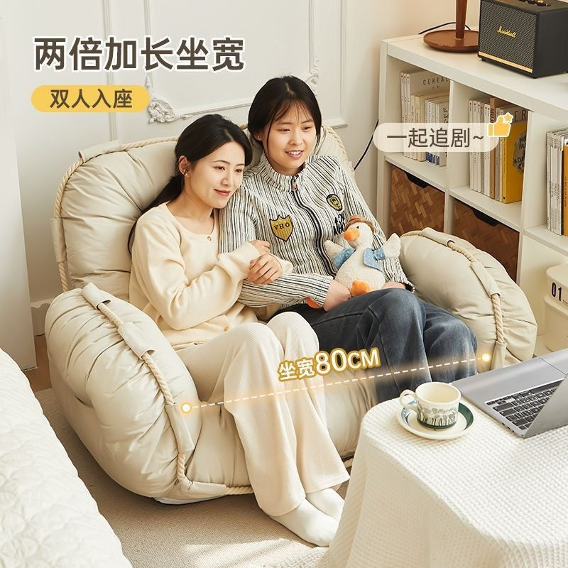 Lazy sofa balcony small apartment tatami folding human bedroom dog house double sofa bed popularcasual