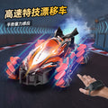 F1 remote control toy car - 360° universal joystick, all-around variable speed, rocket spray stunt racing f1 car