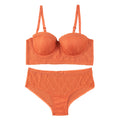 Exportfashionsexylace women's bra suit small breast push up push up french half cup intimates women