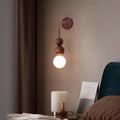 Used solid wood wall lamp japanese style room bedroom minimalist living room background wall light walnut bedside home pendant light