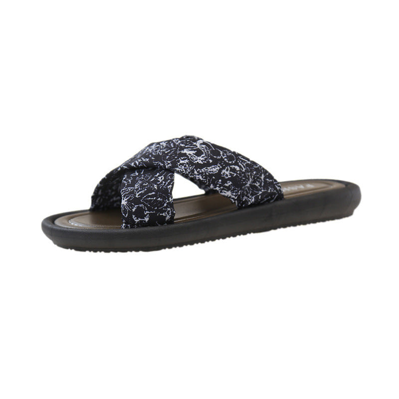 Women's flip-flops summer outdoor wear 2025 new cross-border fashion flip-flops non-slip versatile sandals women's