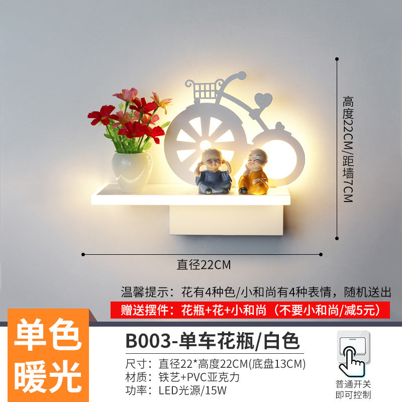 The whole network low-cost led corridor aisle entrance light new Nordic stairs balcony bedroom bedside background wall wall lamp