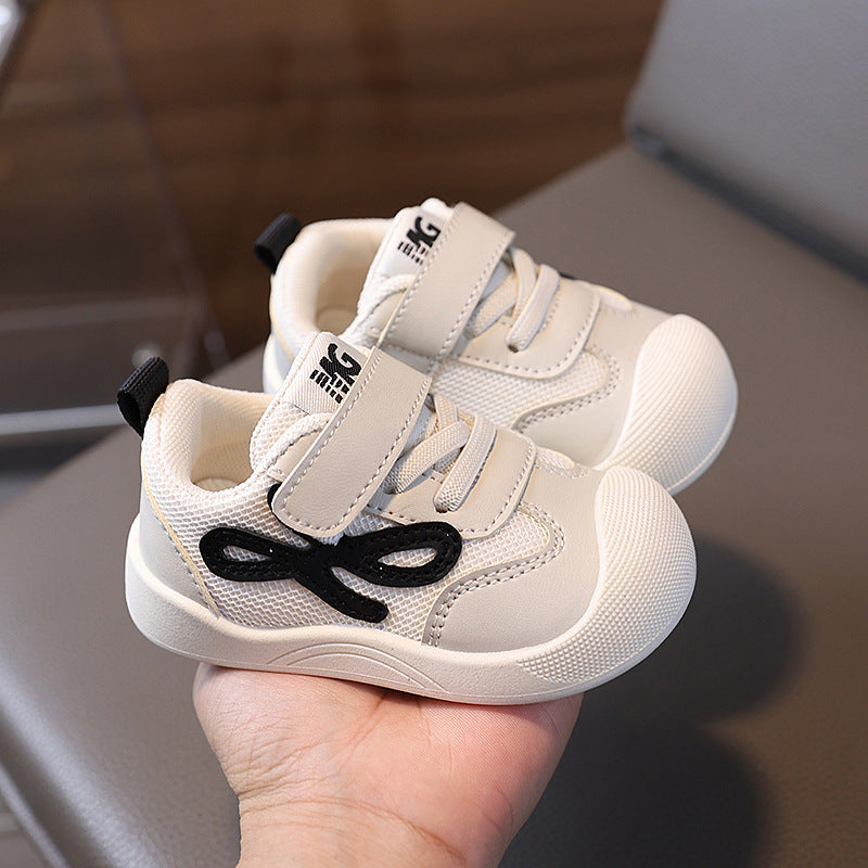 spring/summer new baby soft sole breathable mesh shoes, velcro closure, anti-slip prewalker shoes for infants and toddlers, boys' shoes