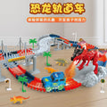 new arrival volcano electric spray dinosaur track assemble variety shape sound and light toy educational boy toy