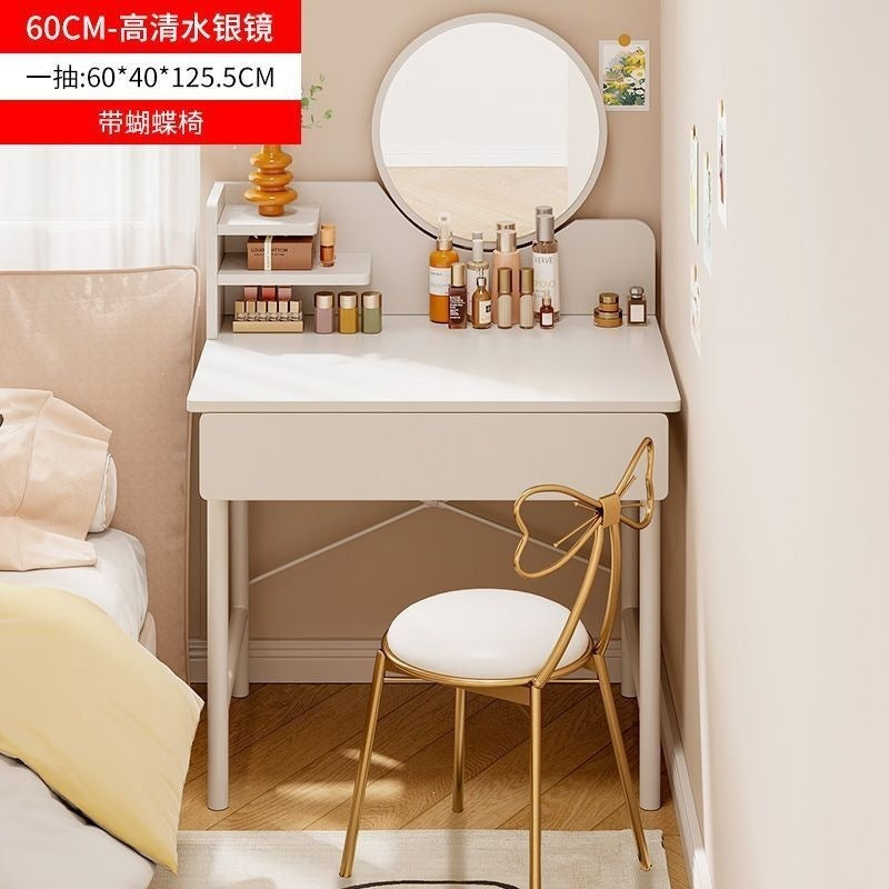Minimalist modern vanity table for small apartments - new arrival! stylish makeup desk for rent, bedroom bedside small vanity table