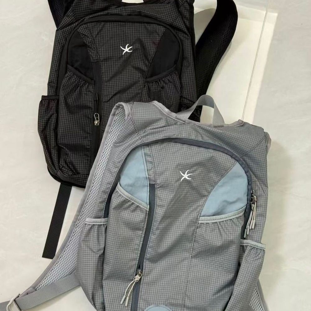 Korean new outdoor lightweight casual retro large capacity backpack - stylish, durable, and dirt-resistant