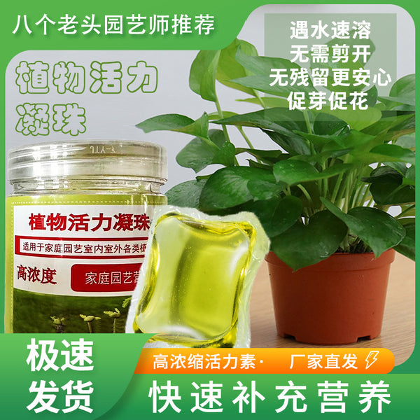 [] Plant Vitality Bead High Concentrated Vitality Element Home Gardening Nutrient Solution Flower Fertilizer Universal Hydroponics