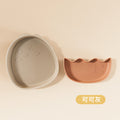 Dinosaur egg-shaped silicone plate set - baby & toddler food-grade silicone dishes