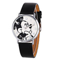 Wish cross-border wholesale cute mouse cartoon kids' watch, mouse pu leather strap fashion quartz watch, dropshipping available for women