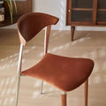 Used solid wood dining chair classy design living room dining table backrest for home foot pad retro popular big c chair dining chair