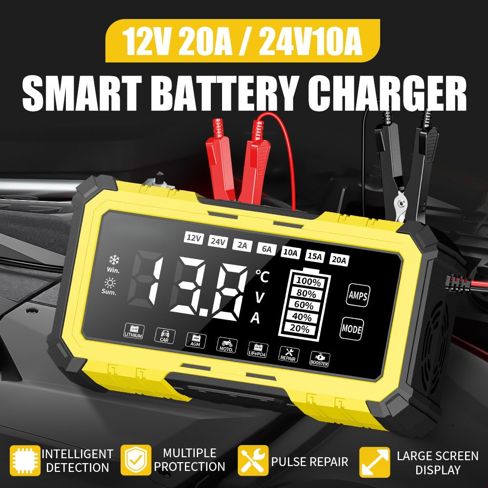 12v/24v 2a/6a/10a/15a/20a battery charger - car battery charger, motorcycle battery charger