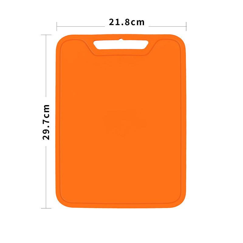 Food grade household silicone cutting board fruit and vegetable silicone cutting board portable double-sided thickened silicone cutting board