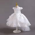 New arrivalin stock wholesale kids dress tail classy princess dress catwalk performance dress female baby dress
