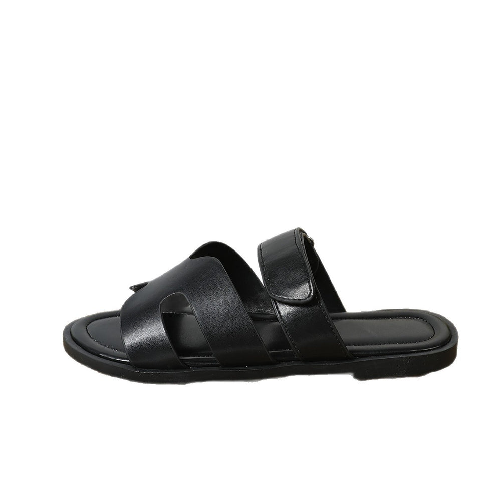 2025 summer fashion unisex slip-on flat sandals