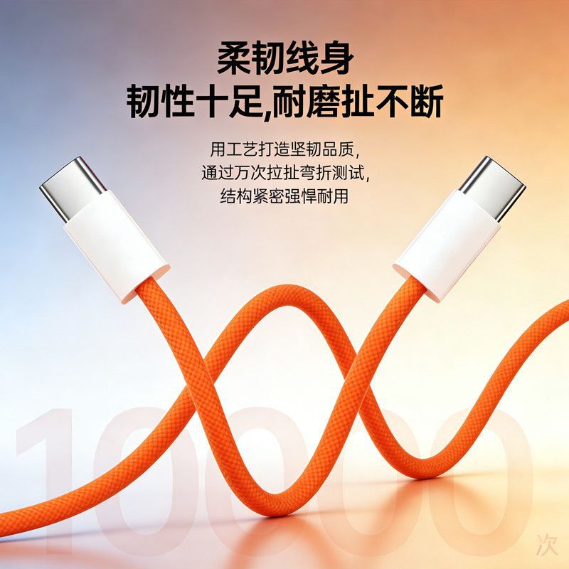 Suitable for apple iphone17promax charger 45w gallium nitride flash charging head iphone1516pro fast charging