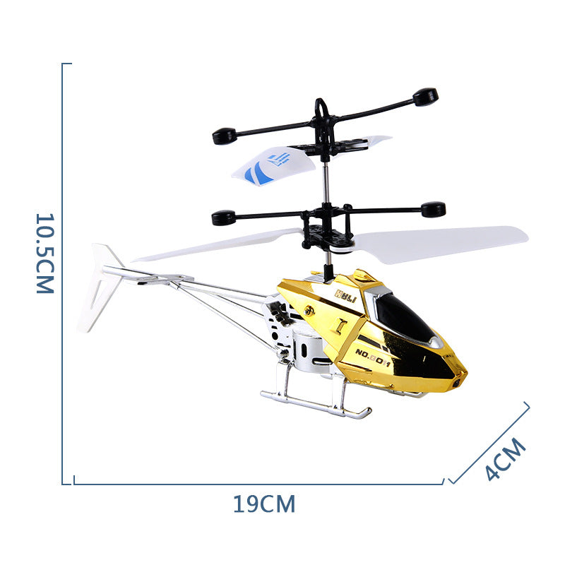 new arrival remote control helicopter usb charging, drop-resistant and anti-collision 2-way remote control aircraft model sensor good toy