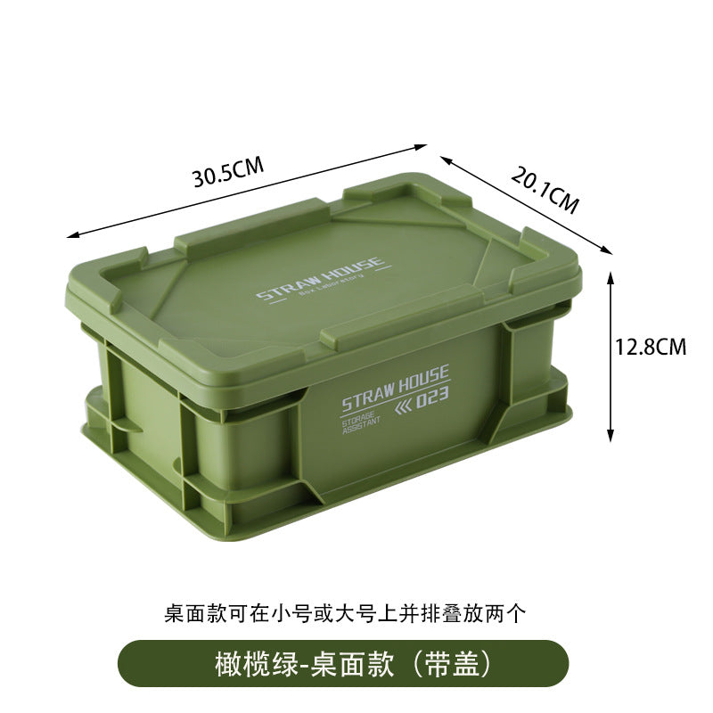 Household storage box Industrial wind turnover box Books, snacks, sundries, sorting box Outdoor camping Car storage box