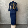 supply manufacturers direct sales african fashionfashion silm elastic denim silm hot diamond beaded long skirt big sale