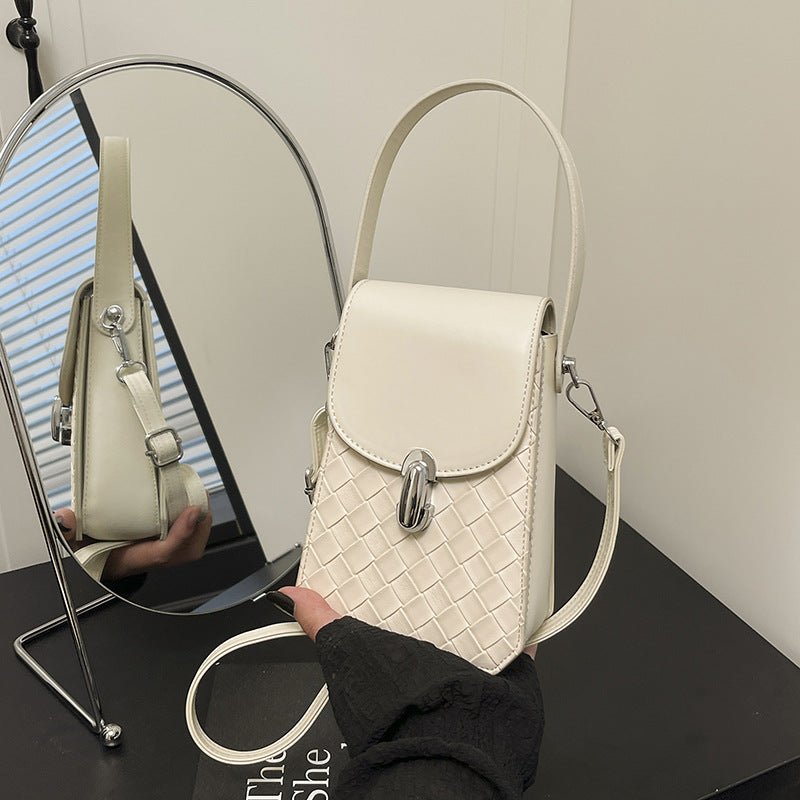 Foreign trade mobile phone bag women's 2025 new versatile small bag high sense foreign style shoulder messenger bag design sense small square bag