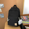 New classic multifunctional backpack - large capacity, waterproof, with hanging pouch - minimalist design for middle school students, class, leisure, and travel