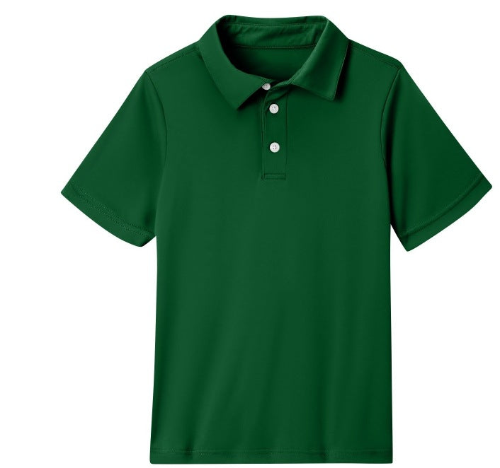 cross-border   kids' everyday casual short-sleeve solid color tops t-shirts polo shirts
