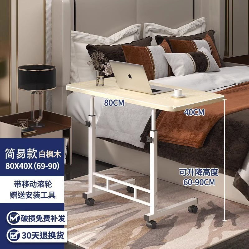 Bedside table movablelift computer table for home bedroom desk simple student dormitory bed small study table