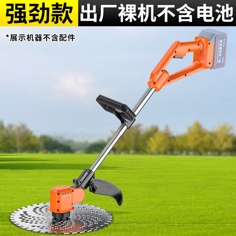 Chuangyi lithium electric lawn mower, weeding handy gadget, handheld small lawn mower, multi-functional high-power soil loosening machine for home