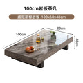 Accessible luxury italian normcore square slate coffee table table casual modern large and small home living room designer tea table
