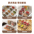 Seasoning storage box kitchen for home food grade seasoning spices chili pepper sealed storage jar combination suit