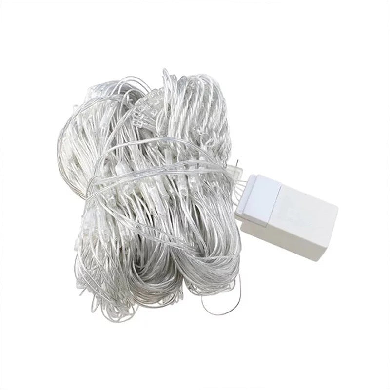 LED fishing net light outdoor ambient light waterproof net light colorful light string project lighting decorative light string light fishing net light