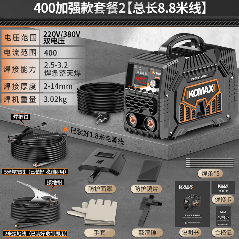 220v portable mini welding machine for home use, 315 dual voltage industrial grade all-copper 380v welder