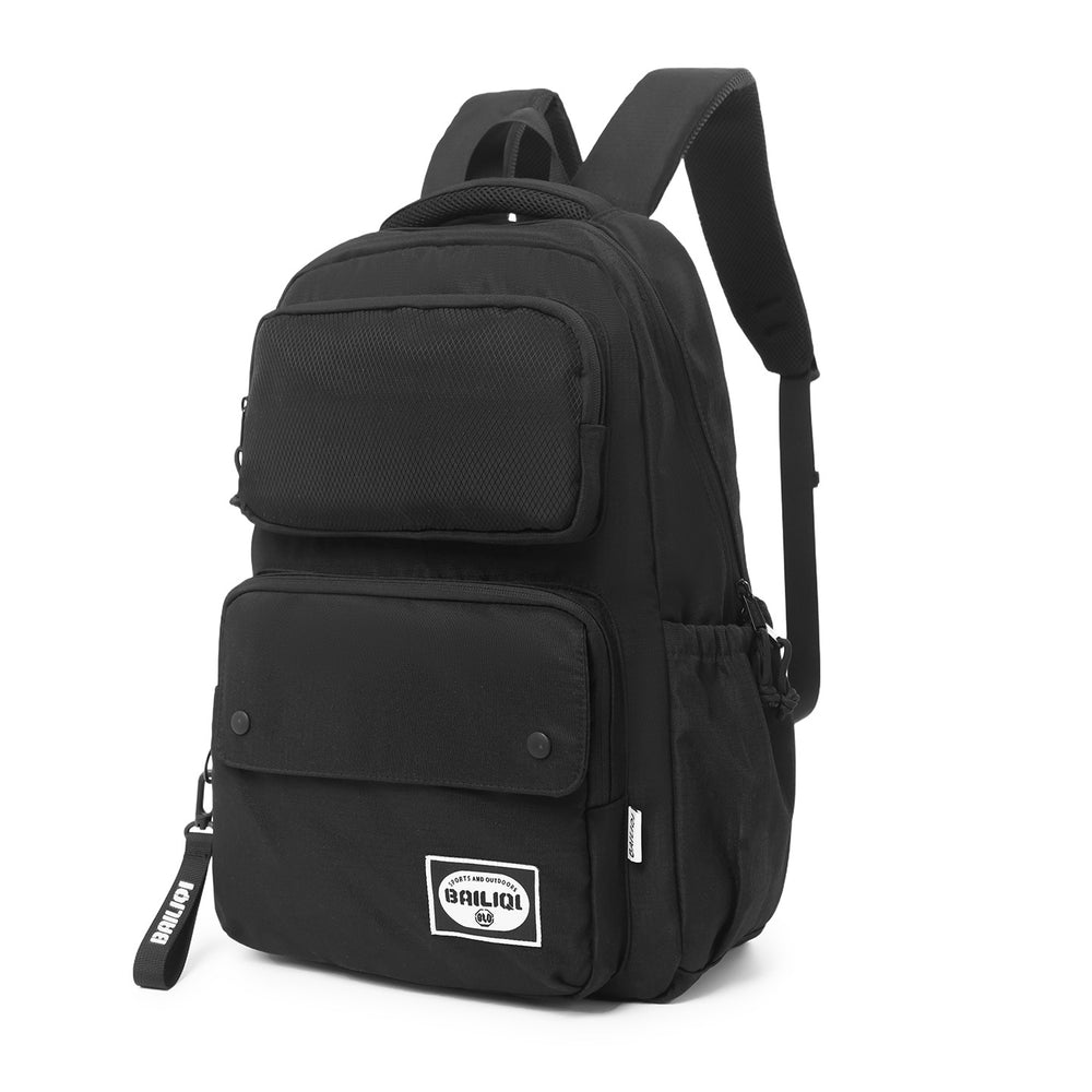 2026 college student large capacity color block backpack - new casual versatile backpack - export backpack for high school and middle school students