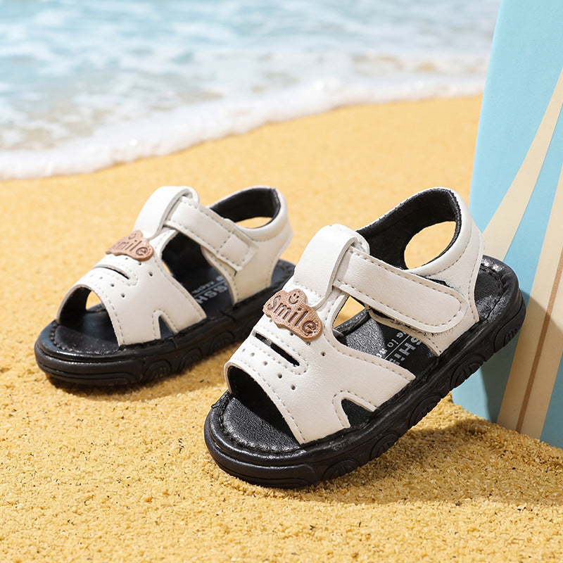 summer new arrivals: baby & toddler squeaky shoes - soft sole prewalker sandals for boys & girls - cartoon design, soft sole, beach shoes for baby boys & girls