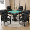 Mahjong chair chess and card room backrest plaid long sitting conference stool mahjong house for home office chair for playing mahjong