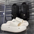 Thick sole slippers women's summernew arrivaloutwearplatform shoes bottom slippers non-slip heightening beach shoes lazy sandals wholesale