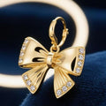 fashion e-commerce ins style titanium steel diamond-encrusted accessible luxury stainless steel plated 14k gold butterfly necklace for women wholesale