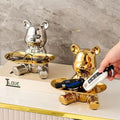 Entryway console table key holder tray - violent bear design, luxury & high-end home decor accent