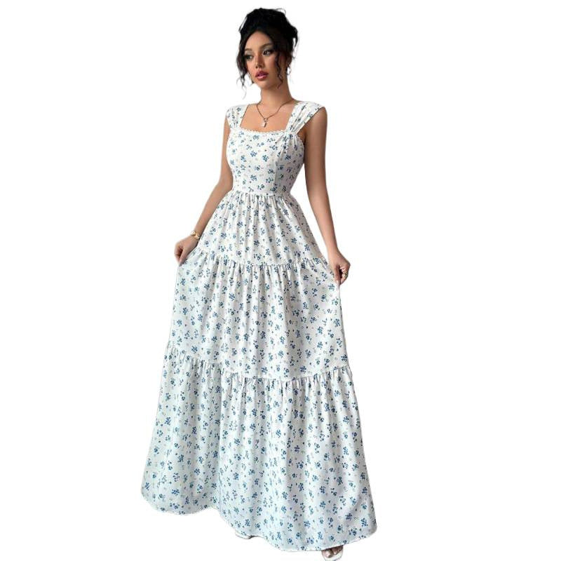 Ebay european and american cross-border foreign trade women's dress mid-length skirt