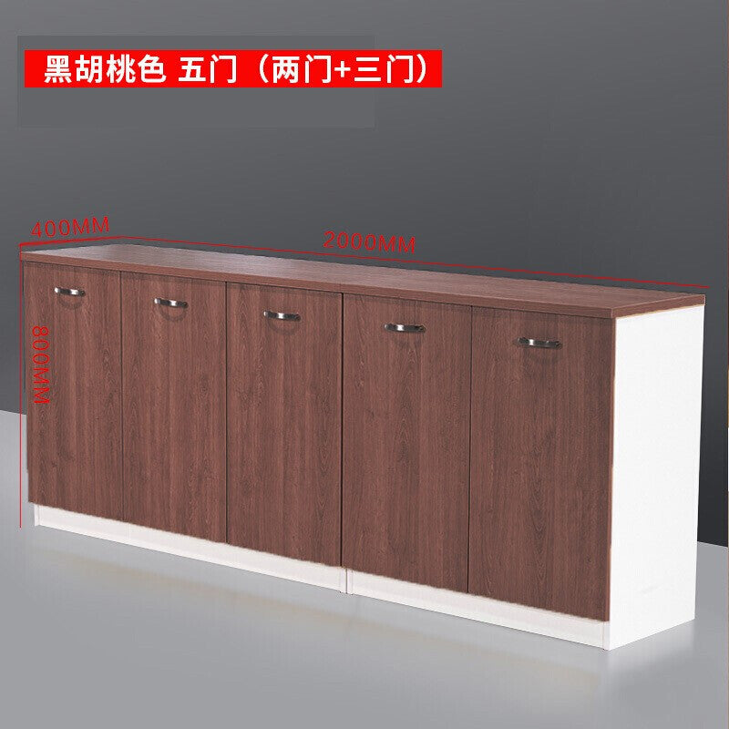 Low cabinet storage unit, minimalist modern office furniture, wooden low cabinet, office cabinet, file cabinet set