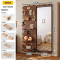 Bear hole board full-length mirror hidden push-pull full-length mirror for home can be closed invisible wall-mounted fitting mirror no