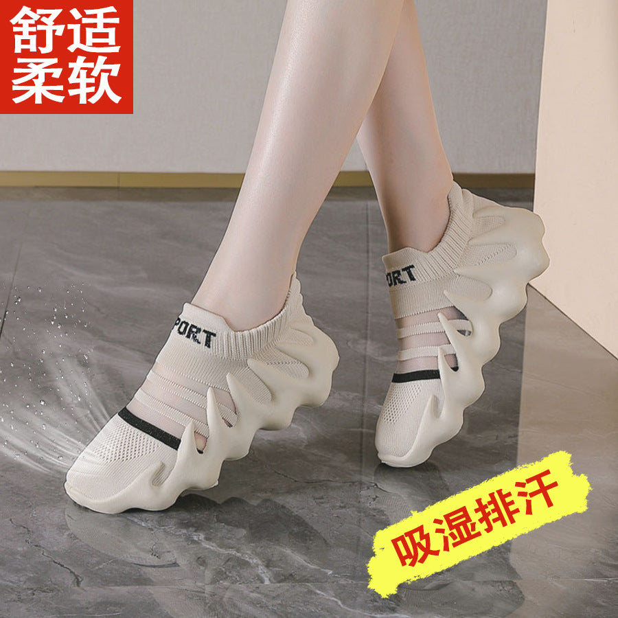2025 spring/summer new arrival octopus shoes - women's versatile mesh breathable lightweight shock-absorbing casual sports running yeezy shoes