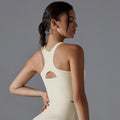Big sale cross-border patchwork seamless back mid-length sports intimates bra sports running fitness yoga vest