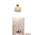 Luxury crystal entryway chandelier - french art style for hallway, corridor, balcony, and ambiance enhancement