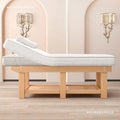 Latex solid wood beauty bed, beauty salon massage bed, physiotherapy bed, ear picking, tattoo, eyelash moxibustion massage bed